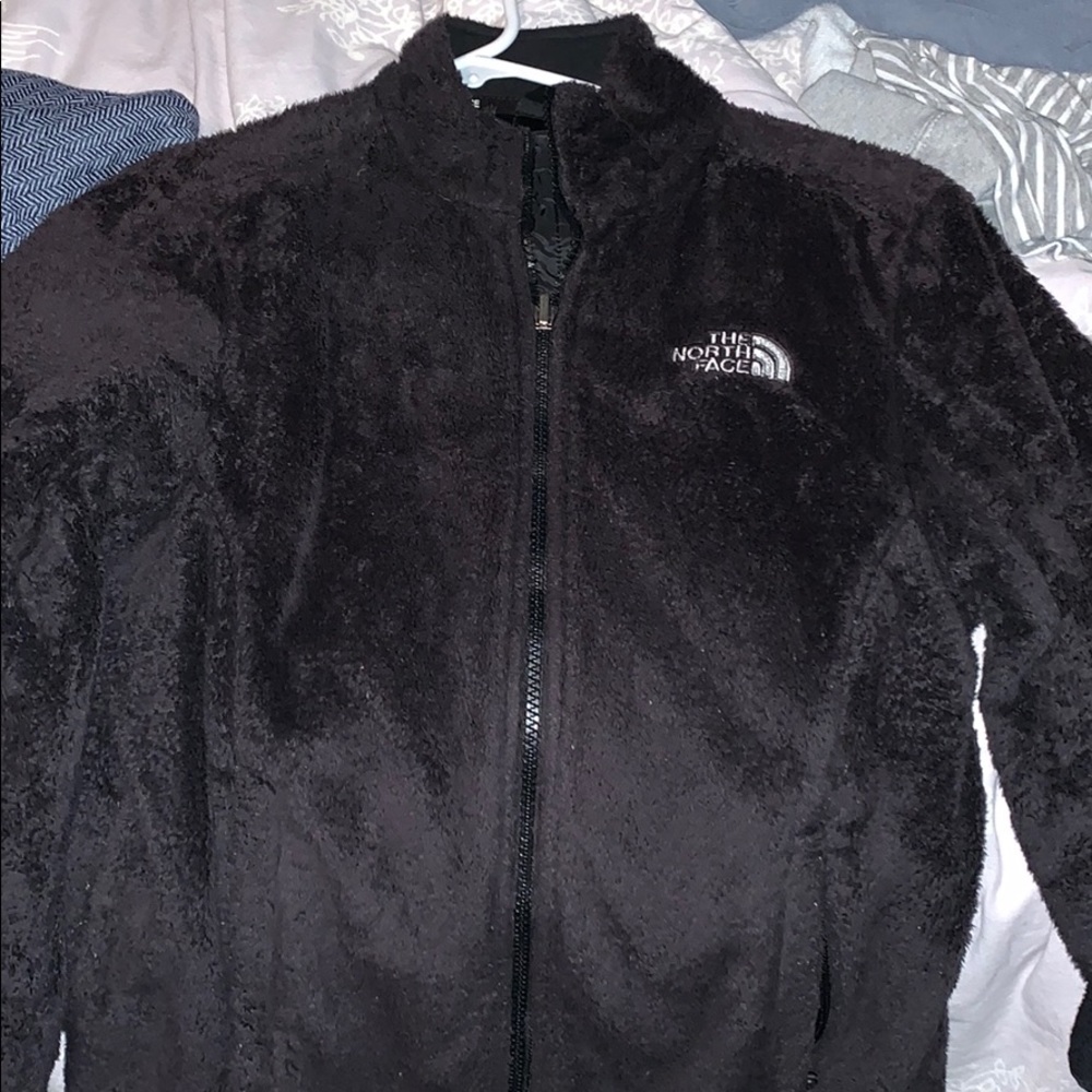 Women’s Fuzzy Fleece North Face Jacket